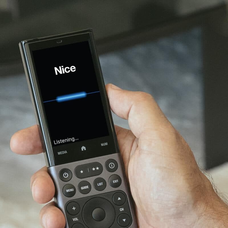 The home responds to natural-language voice control